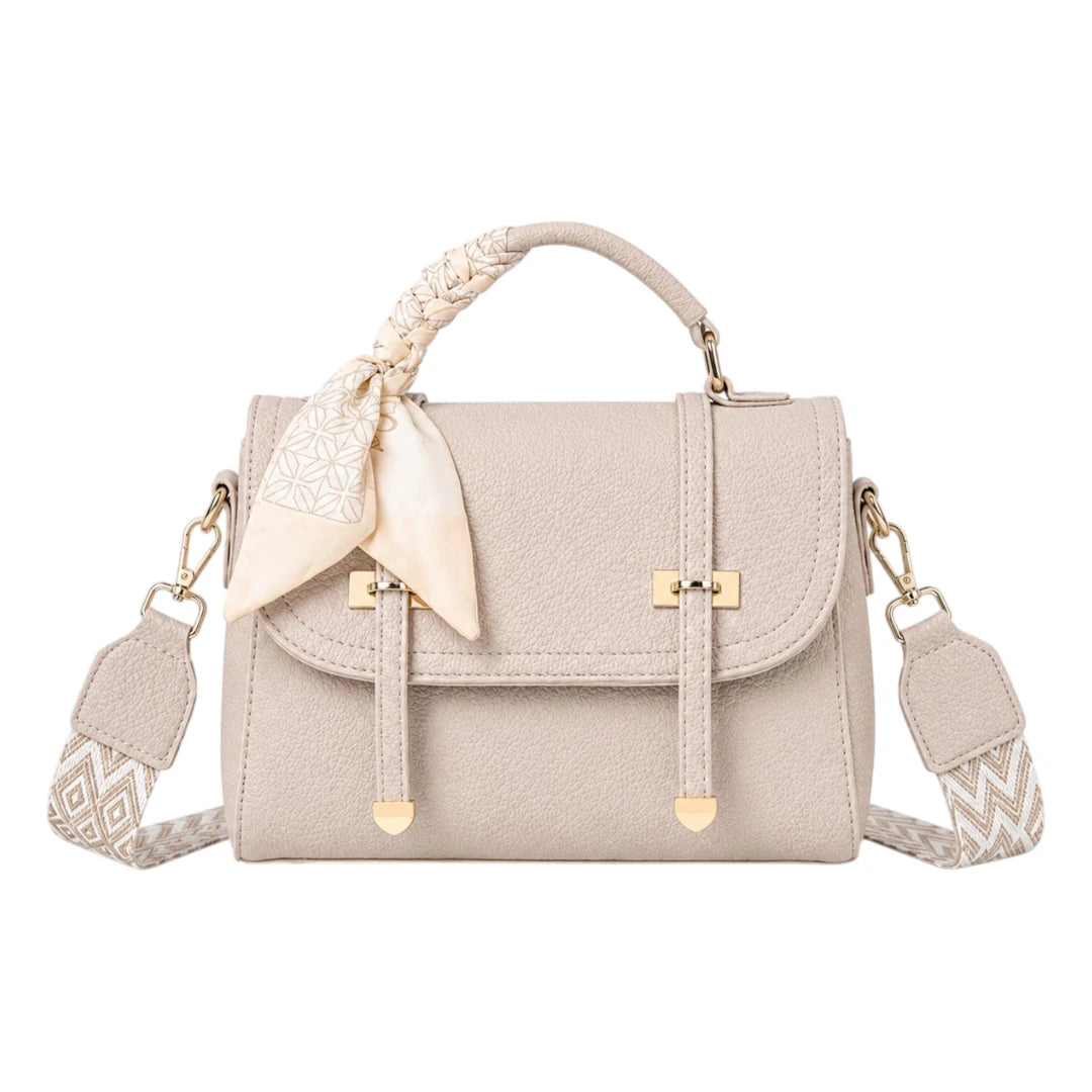 Handbags Collection Beige Soft Sand Scarf Handbag