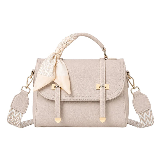 Handbags Collection Beige Soft Sand Scarf Handbag